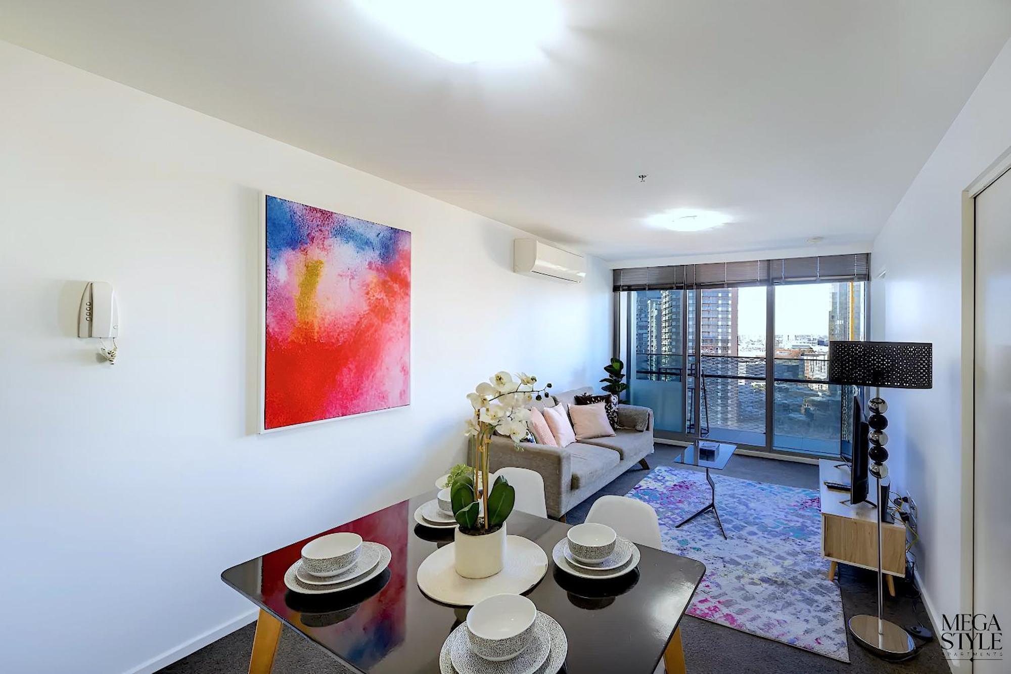 Mega Style Apartments Mainpoint Μελβούρνη Δωμάτιο φωτογραφία
